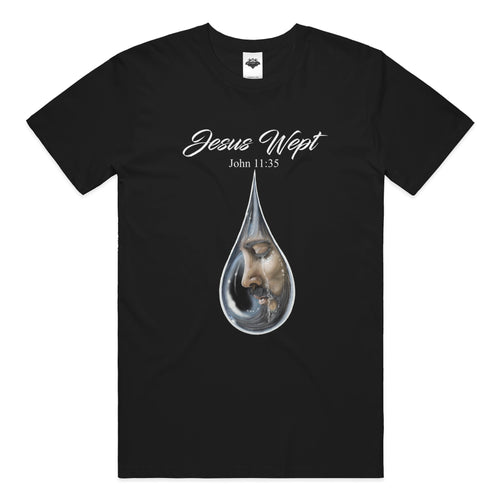 Jesus wept cotton T-shirt