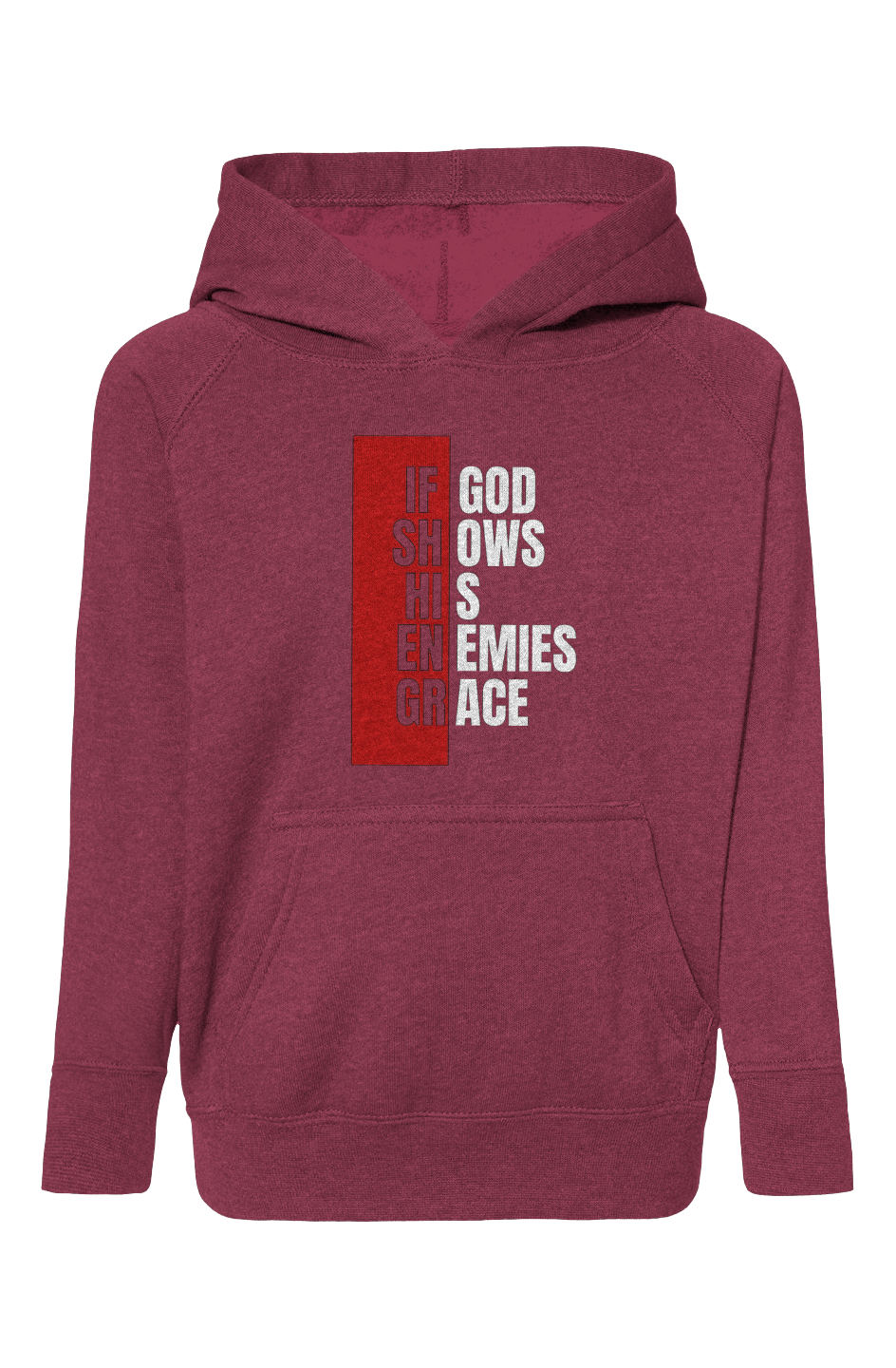 Revenge is God’s toddler Hooded Sweatshirt