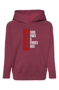 Revenge is God’s toddler Hooded Sweatshirt