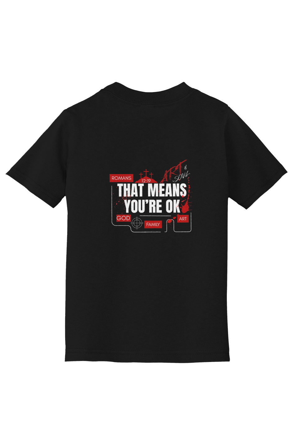  Revenge is God’s Toddler Core Cotton Tee