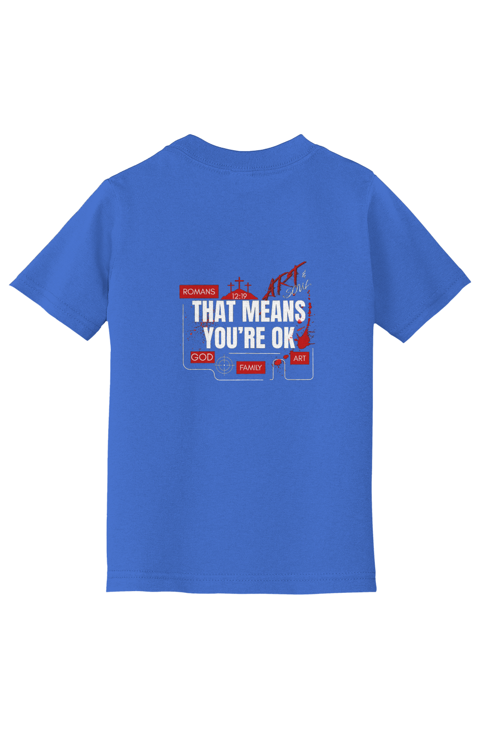  Revenge is God’s Toddler Core Cotton Tee