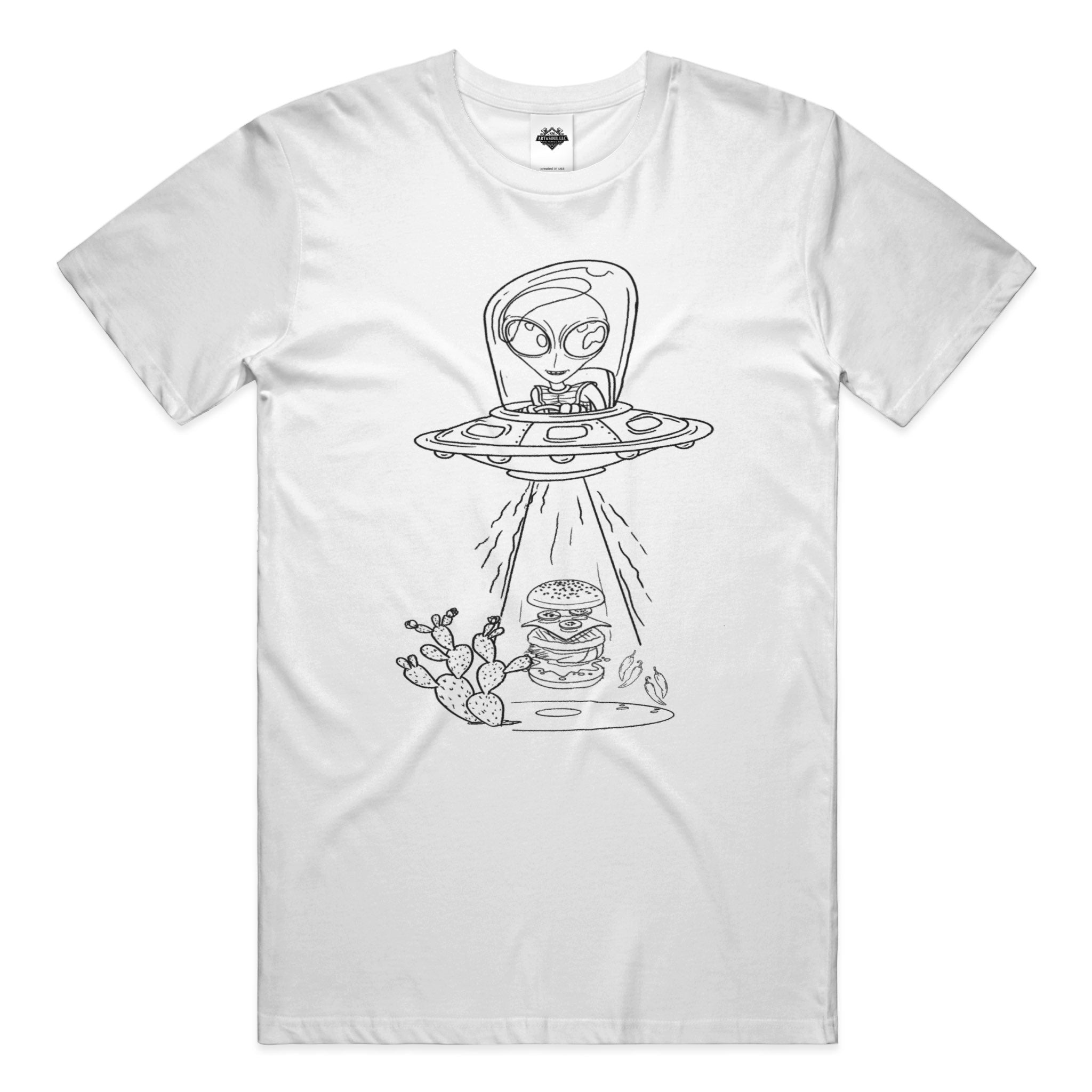 Alien Gildan Cotton T Shirt