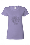 Mothers love style 2 Ladies Heavy Cotton T-Shirt