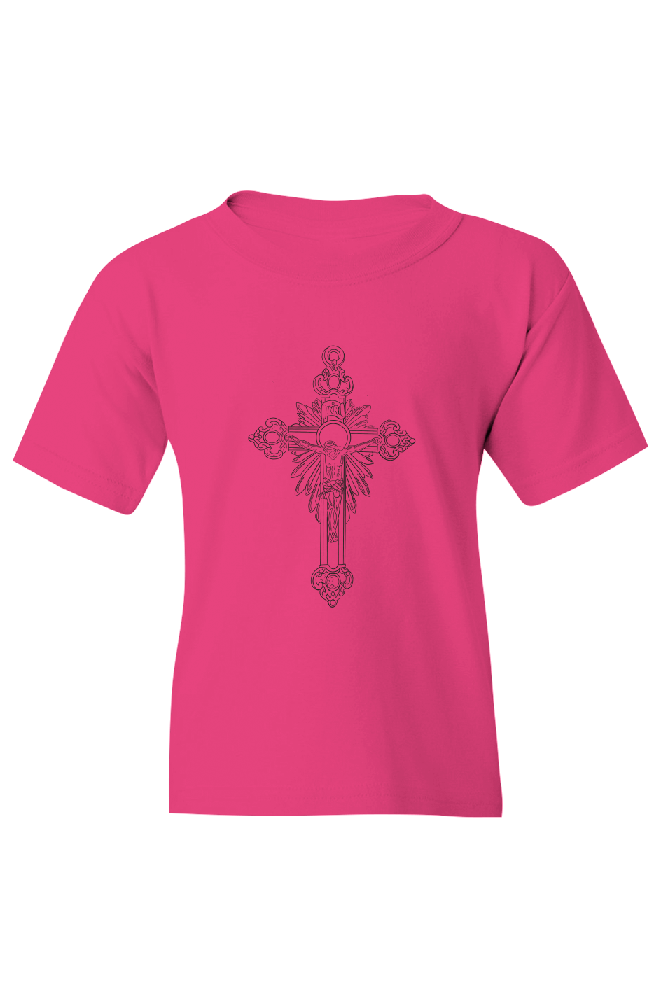 Cross Heavy Cotton Youth T-Shirt