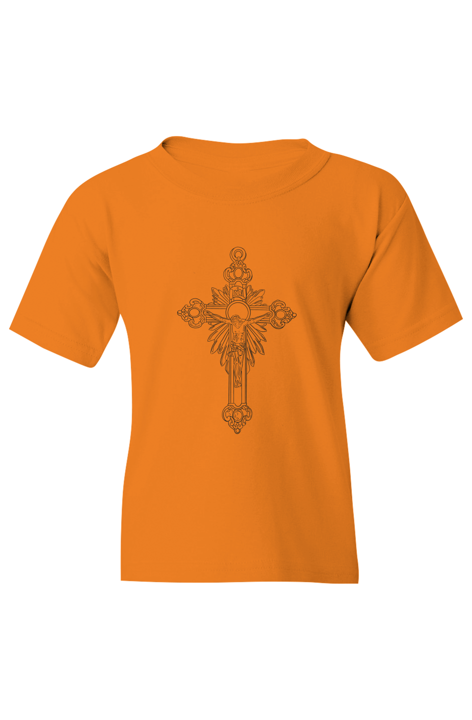 Cross Heavy Cotton Youth T-Shirt