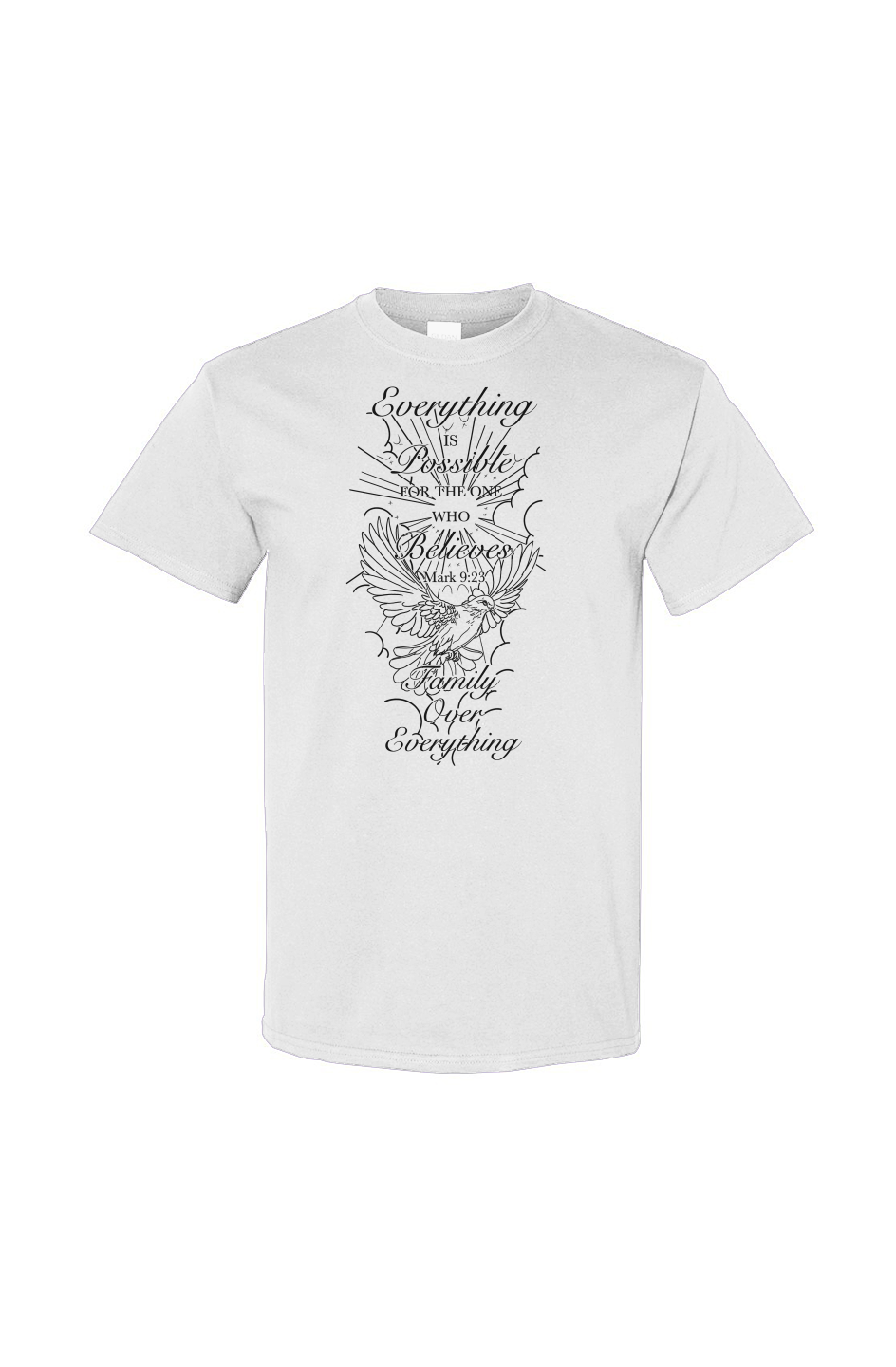 Script Gildan Cotton T Shirt
