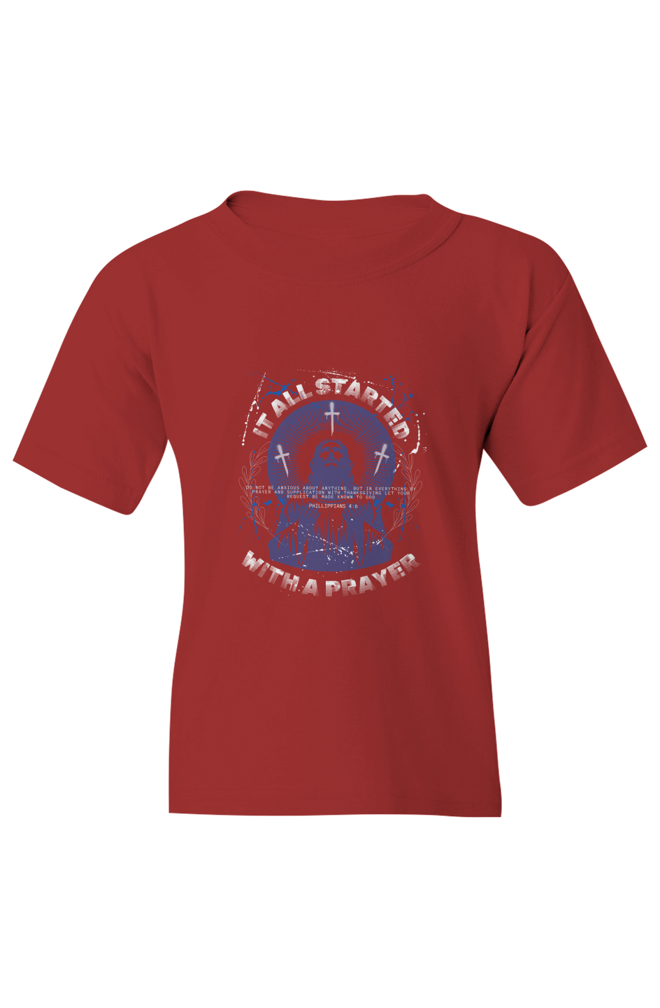 It all started Heavy Cotton Youth T Shirt