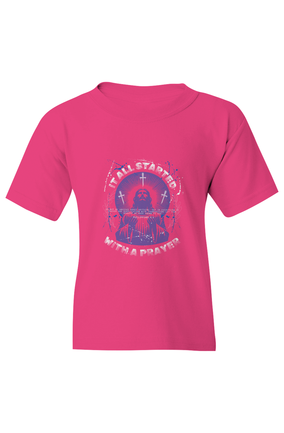 It all started Heavy Cotton Youth T Shirt