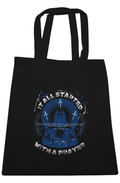 It all started Large Canvas Tote