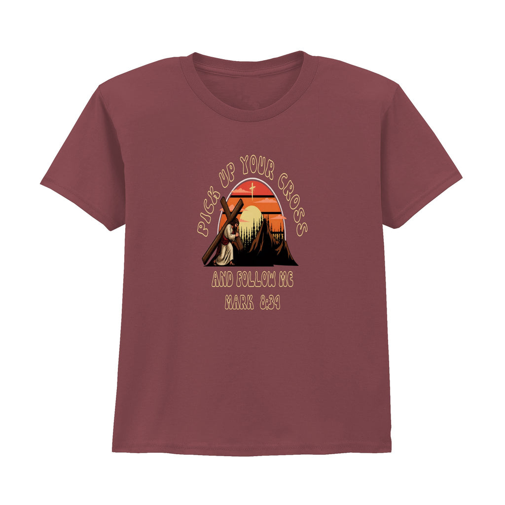 Follow me Heavy Cotton Youth T Shirt