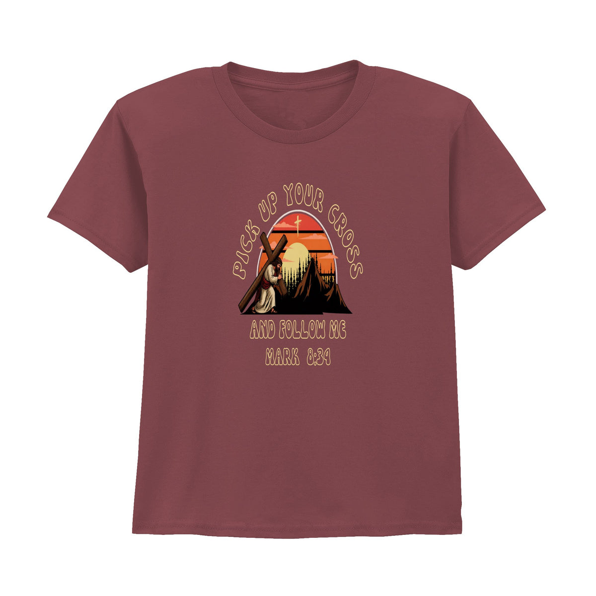 Follow me Heavy Cotton Youth T Shirt