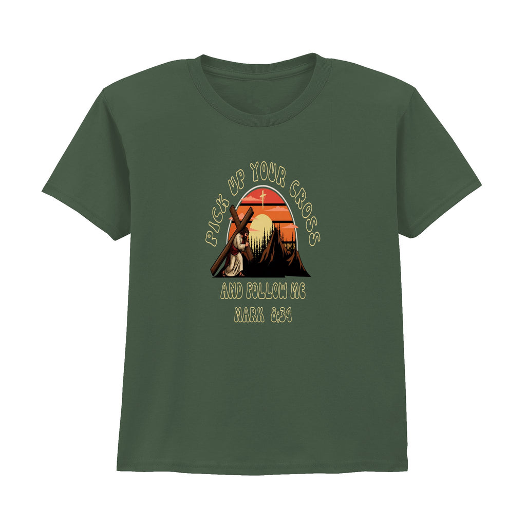 Follow me Heavy Cotton Youth T Shirt
