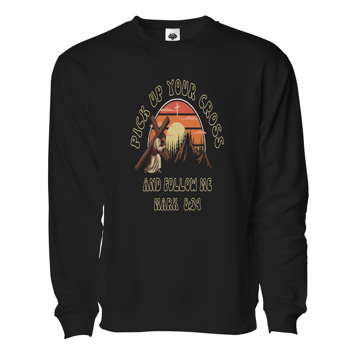 Follow Me heavy crewneck sweatshirt