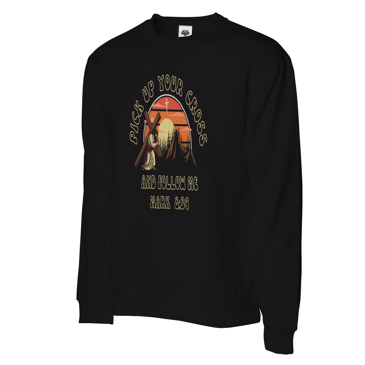 Follow Me heavy crewneck sweatshirt